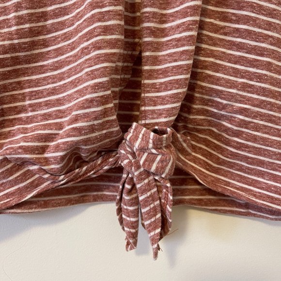 Knotted Striped Tee - Picture 2 of 3